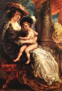 RUBENS, Pieter Pauwel, Helena Fourment with her Son Francis